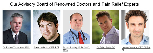 Our Advisory Board of Renowned Doctors and Pain Relief Experts