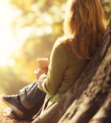 Woman with Coffee