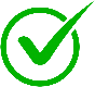 Green checkmark