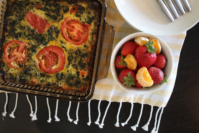 Crustless Garden Quiche